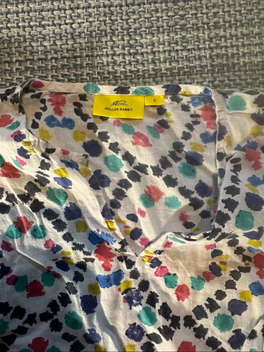 Lightweight Multicolor V-Neck Tunic Top
